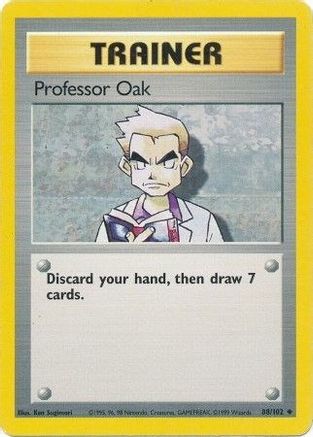 [TR] Professor Oak (88/102) [Base Set Unlimited]