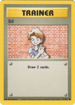 [PKM] Bill (91/102) [Base Set Unlimited]