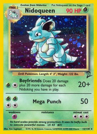 [PKM] Nidoqueen (12/130) [Base Set 2]