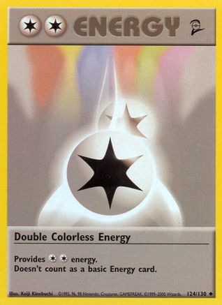 [PKM] Double Colorless Energy (124/130) [Base Set 2]