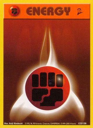 [BE] Fighting Energy (125/130) [Base Set 2]