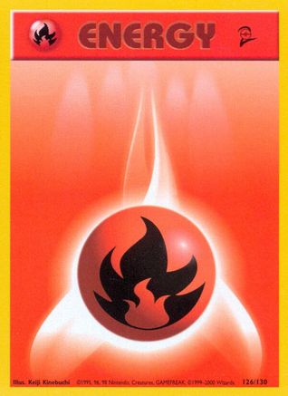[PKM BE] Fire Energy (126/130) [Base Set 2]