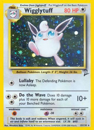 [PKM-R] Wigglytuff (19/130) [Base Set 2]