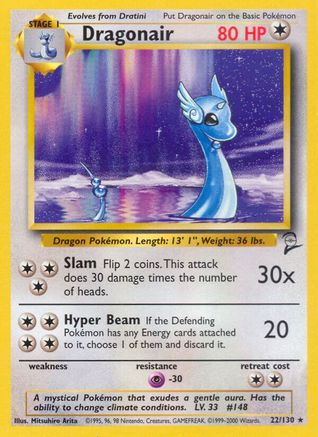 [PKM] Dragonair (22/130) [Base Set 2]