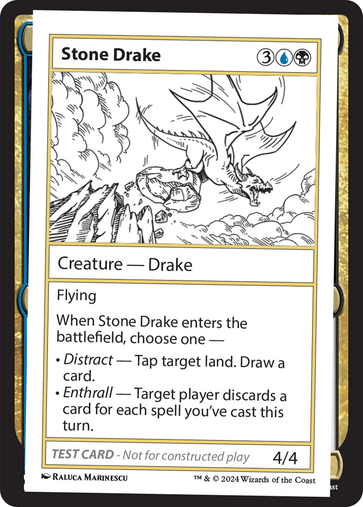 {C} Stone Drake [Mystery Booster 2 Playtest Cards][MB2 PLAYTEST]
