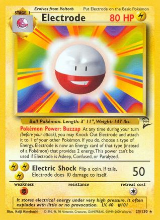 [PKM] Electrode (25/130) [Base Set 2]
