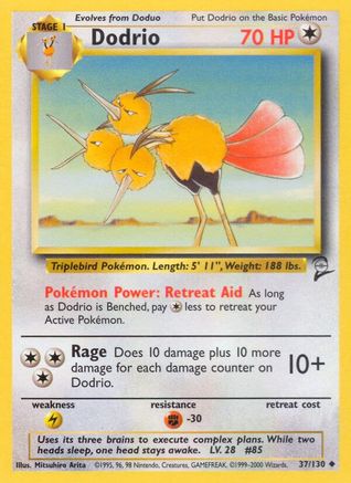 [PKM] Dodrio (37/130) [Base Set 2]