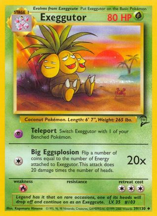 [PKM] Exeggutor (39/130) [Base Set 2]