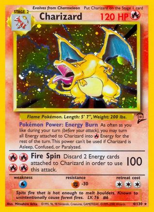 [PKM] Charizard (4/130) [Base Set 2]