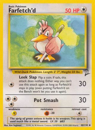[PKM-C] Farfetch'd (40/130) [Base Set 2]