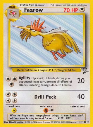[PKM] Fearow (41/130) [Base Set 2]