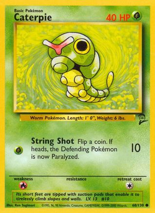 [PKM] Caterpie (68/130) [Base Set 2]