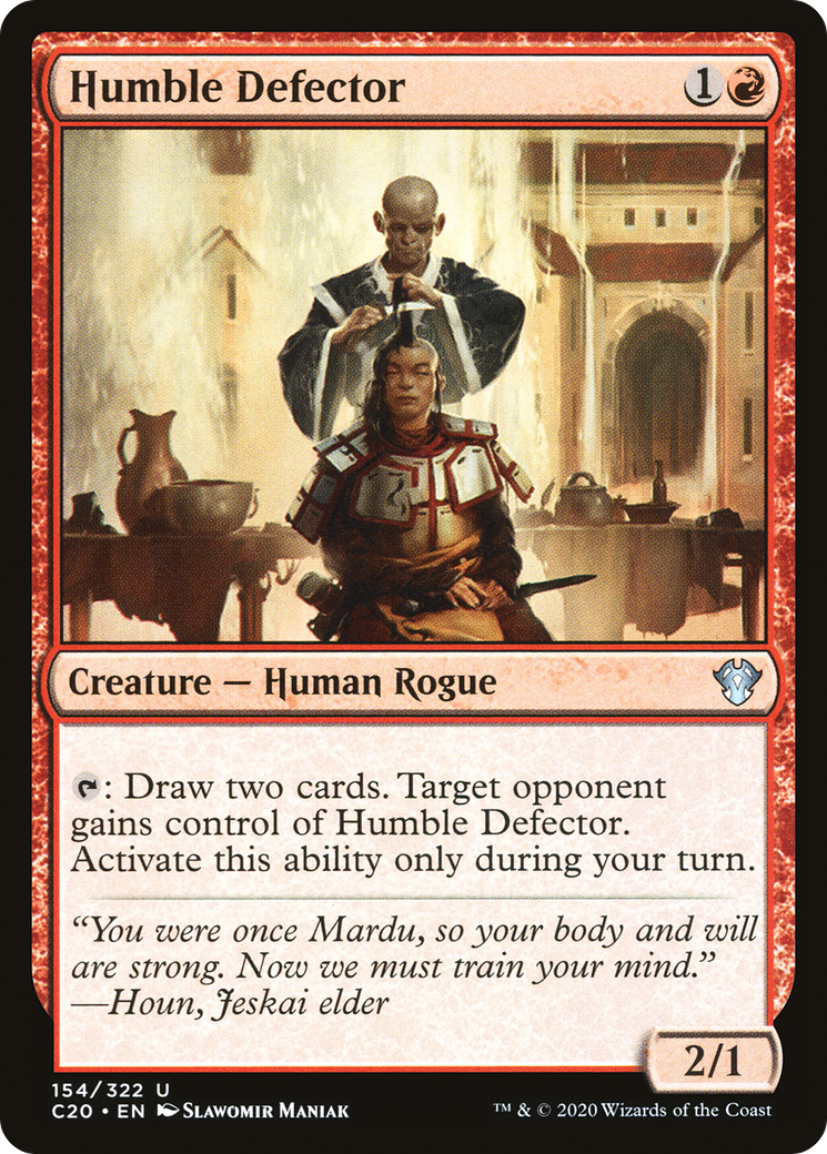 {C} Humble Defector [Commander 2020][C20 154]
