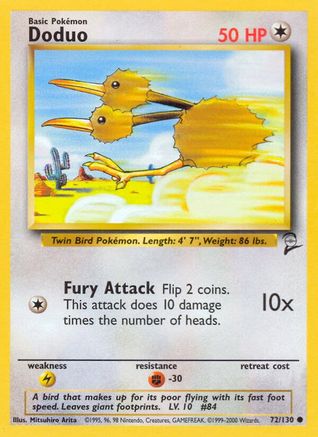 [PKM] Doduo (72/130) [Base Set 2]