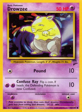 [PKM] Drowzee (73/130) [Base Set 2]