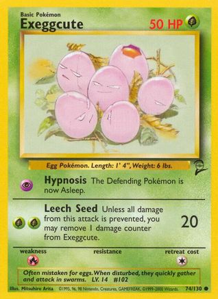 [PKM] Exeggcute (74/130) [Base Set 2]