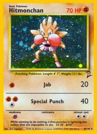[PKM] Hitmonchan (8/130) [Base Set 2]