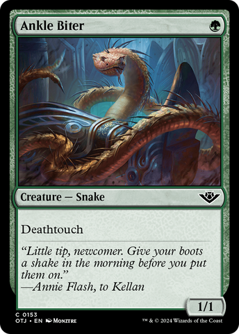 {@C} Ankle Biter [Outlaws of Thunder Junction][OTJ 153]