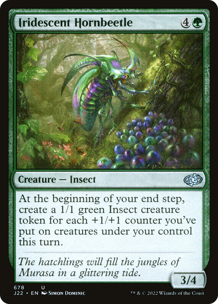 {C} Iridescent Hornbeetle [Jumpstart 2022][J22 678]
