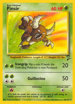 [PKM] Pinsir (29/130) [Base Set 2]