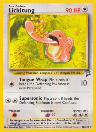 [PKM] Lickitung (48/130) [Base Set 2]