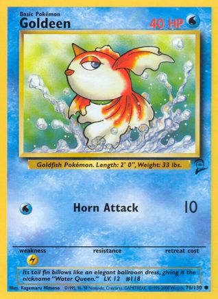 [PKM] Goldeen (76/130) [Base Set 2]