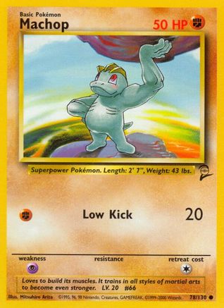 [PKM] Machop (78/130) [Base Set 2]