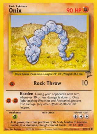 [PKM] Onix (84/130) [Base Set 2]