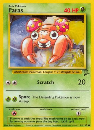 [PKM] Paras (85/130) [Base Set 2]