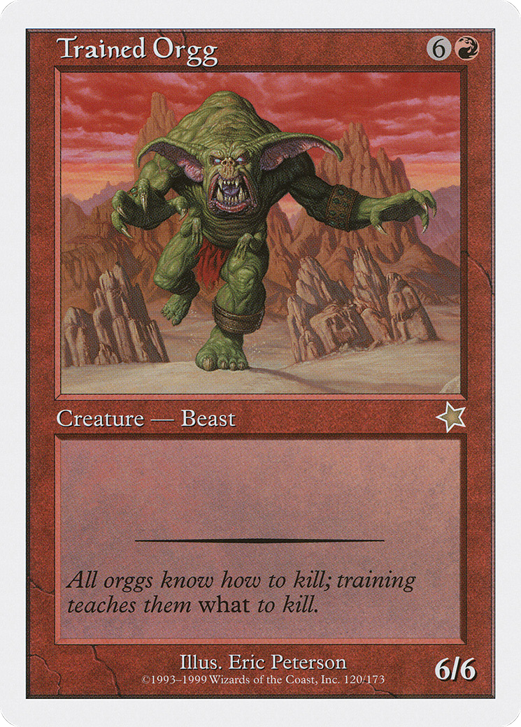 {R} Trained Orgg [Starter 1999][S99 120] - Misty Mountain Games