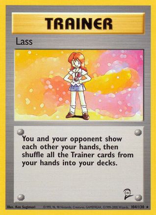 [TR] Lass (104/130) [Base Set 2]