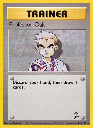 [PKM] Professor Oak (116/130) [Base Set 2]