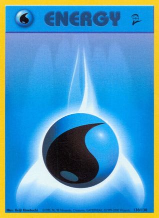 [PKM BE] Water Energy (130/130) [Base Set 2]