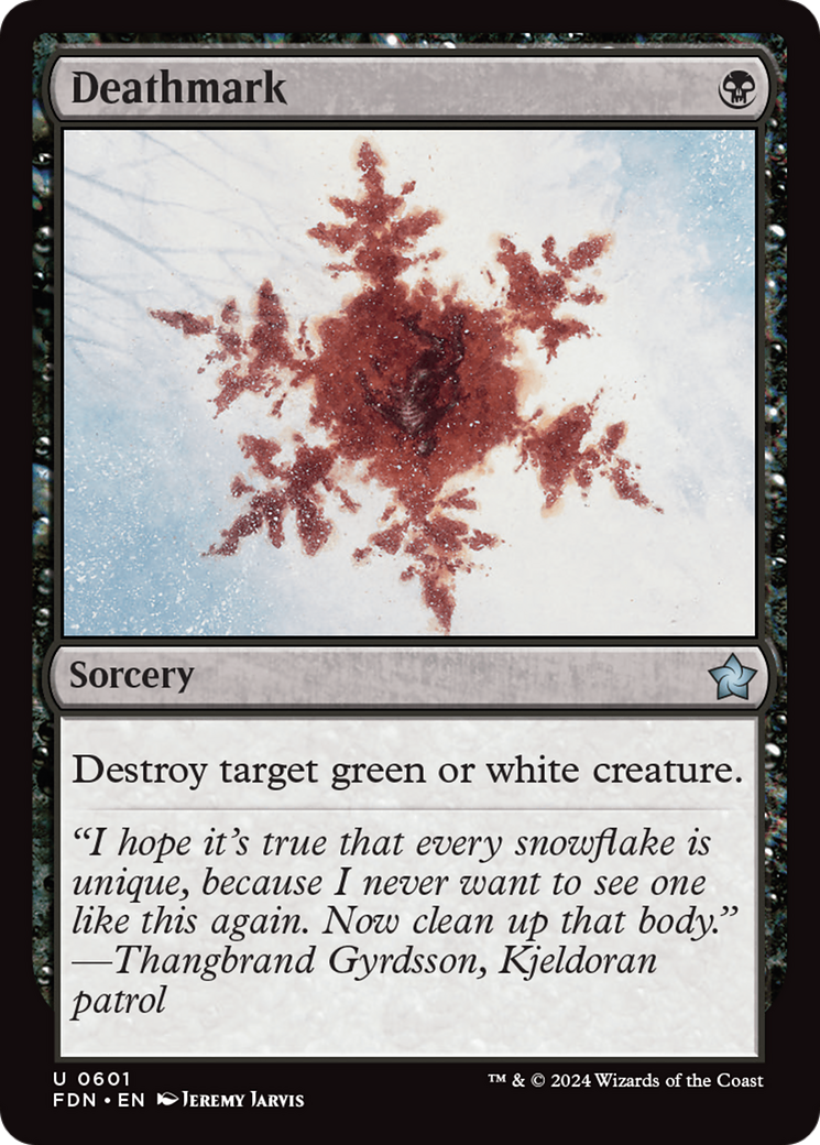 {@C} Deathmark [Foundations][FDN 601]