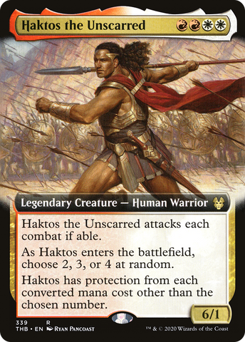 {R} Haktos the Unscarred (Extended Art) [Theros Beyond Death][THB 339]