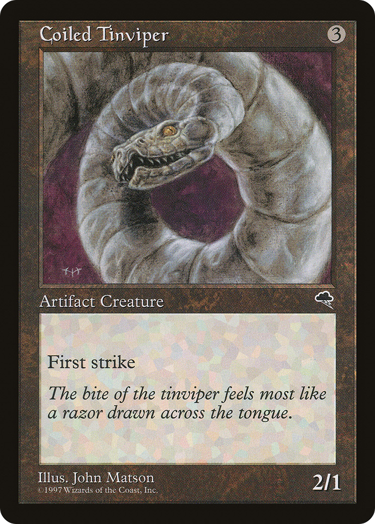{C} Coiled Tinviper [Tempest][TMP 279]