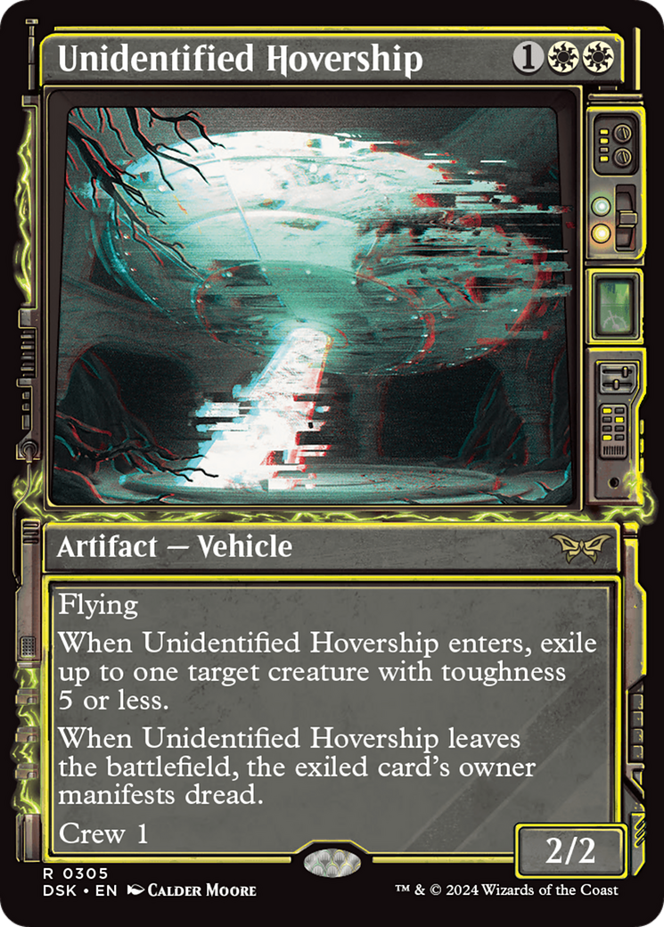 {@R} Unidentified Hovership (Showcase) [Duskmourn: House of Horror][DSK 305]