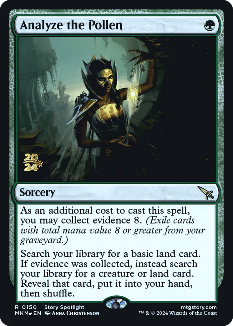 {R} Analyze the Pollen [Murders at Karlov Manor Prerelease Promos][PR MKM 150]