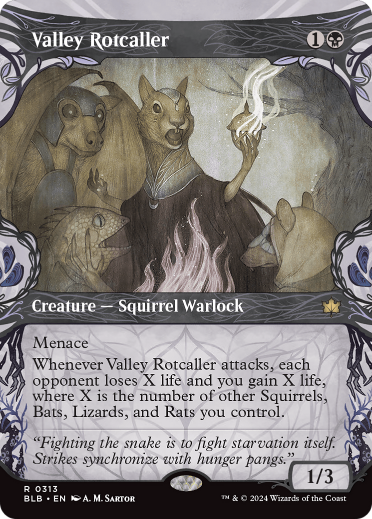 {@R} Valley Rotcaller (Showcase) [Bloomburrow][BLB 313]