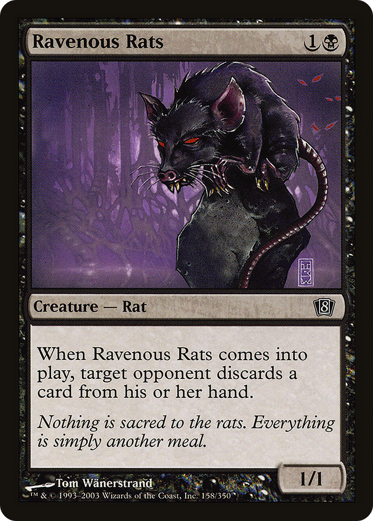 {C} Ravenous Rats [Eighth Edition][8ED 158]