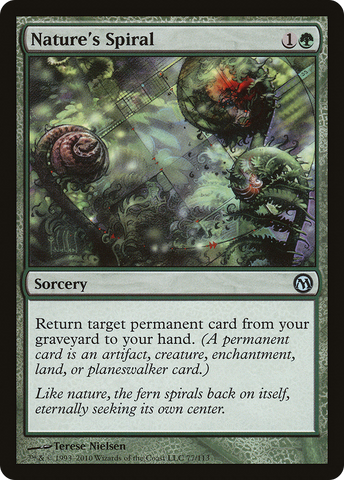 {C} Nature's Spiral [Duels of the Planeswalkers][DPA 077]