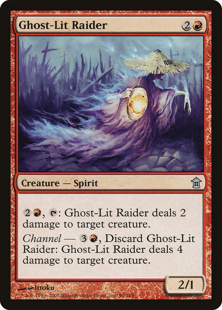 {C} Ghost-Lit Raider [Saviors of Kamigawa][SOK 099]