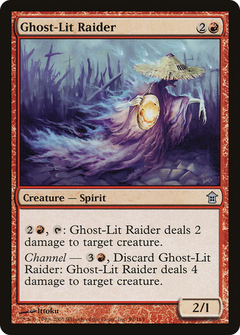 {C} Ghost-Lit Raider [Saviors of Kamigawa][SOK 099]