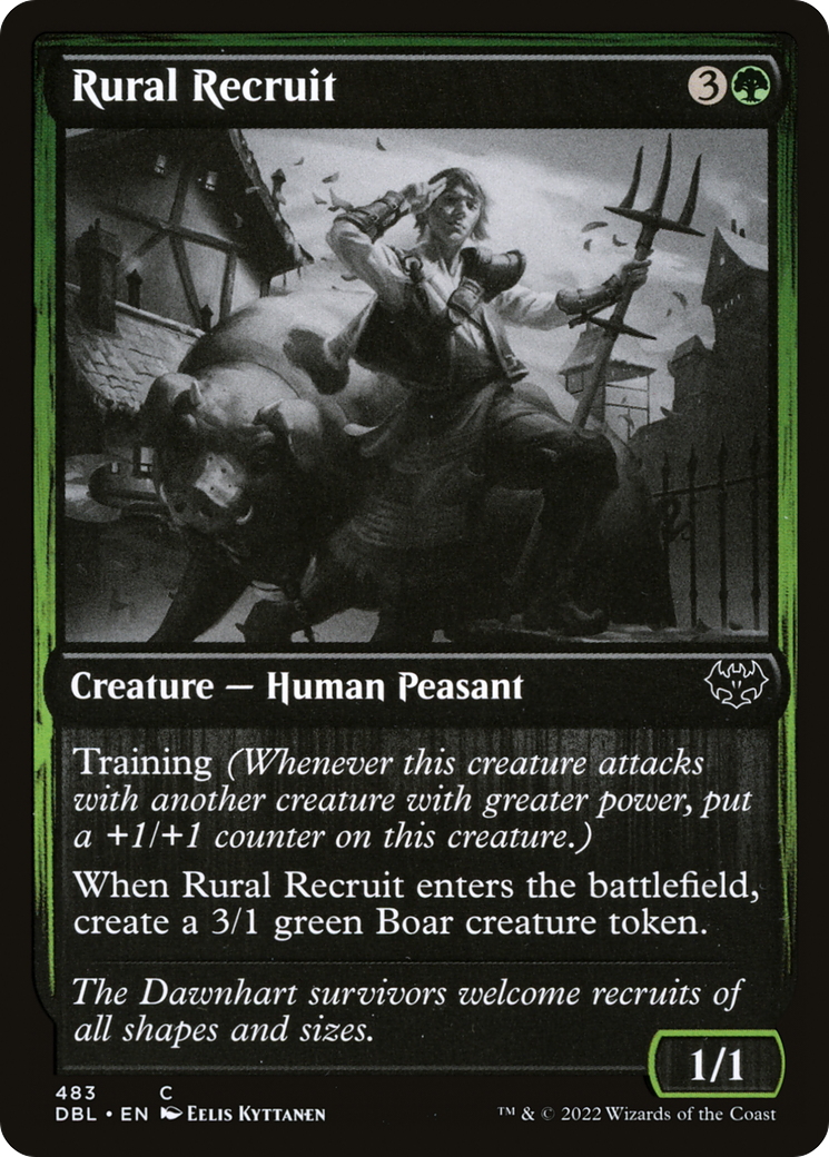 {C} Rural Recruit [Innistrad: Double Feature][DBL 483]