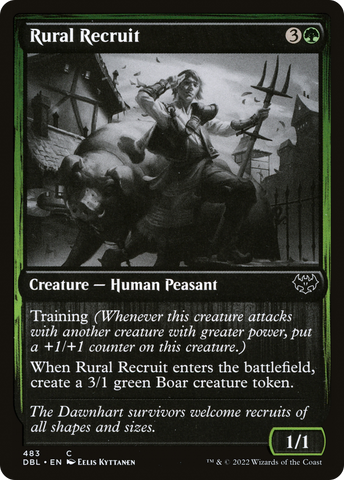{C} Rural Recruit [Innistrad: Double Feature][DBL 483]