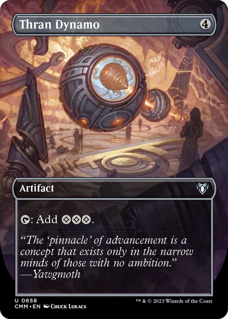 {C} Thran Dynamo (Borderless Alternate Art) [Commander Masters][CMM 658]