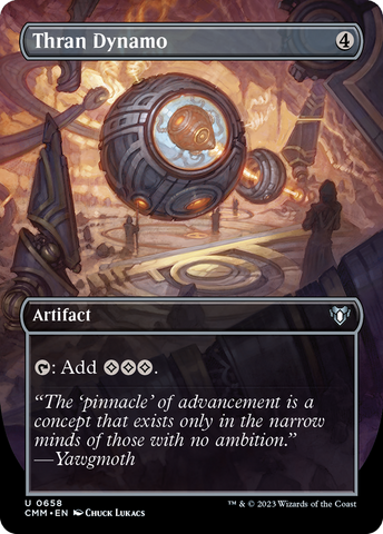 {C} Thran Dynamo (Borderless Alternate Art) [Commander Masters][CMM 658]