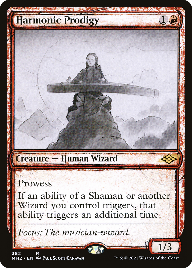 {R} Harmonic Prodigy (Showcase): (Showcase) [Modern Horizons 2] [MH2 352]