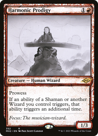 {R} Harmonic Prodigy (Sketch) [Modern Horizons 2][MH2 352]
