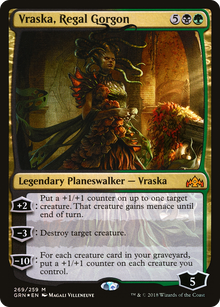 {R} Vraska, Regal Gorgon [Guilds of Ravnica][GRN 269] - Misty Mountain Games